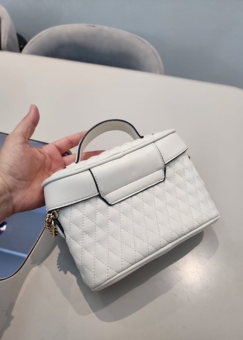 Nine West Beyaz Deri Kadın Omuz Çantası - Görsel 8