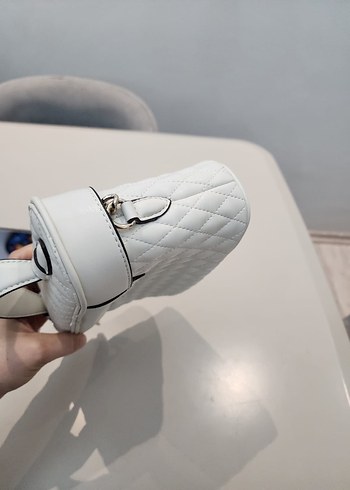 Nine West Beyaz Deri Kadın Omuz Çantası - Görsel 6