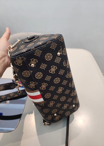 Kahverengi Baskılı Kadın Omuz Çantası - Görsel 8