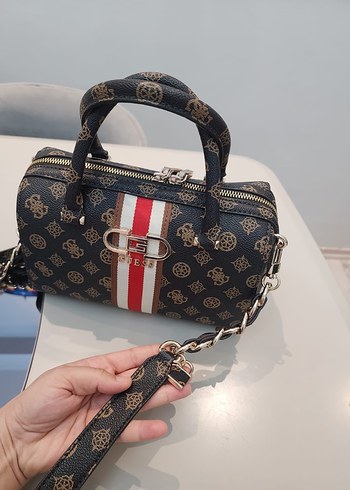 Kahverengi Baskılı Kadın Omuz Çantası - Görsel 3