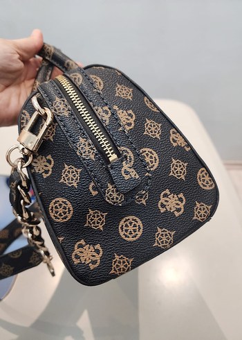 Kahverengi Baskılı Kadın Omuz Çantası - Görsel 7