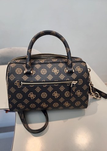 Kahverengi Baskılı Kadın Omuz Çantası - Görsel 4