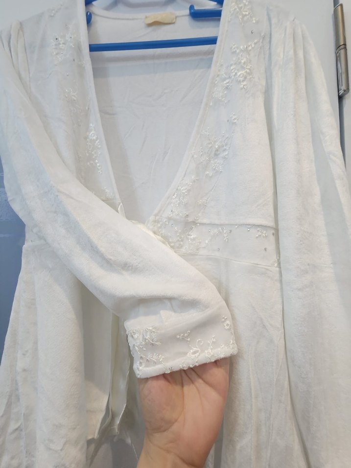 Bohem Uzun Kollu Hamile Bluzu - Görsel 2