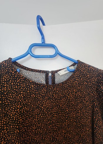 Mango Kahverengi Uzun Kollu Midi Elbise - Görsel 3