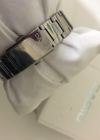 Casio Ltp 2069 Pembe Kadranlı Gri Kemerli Kadın Saat - Görsel 2