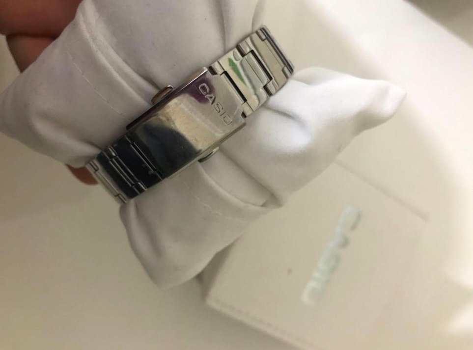 Casio Ltp 2069 Pembe Kadranlı Gri Kemerli Kadın Saat - Görsel 2