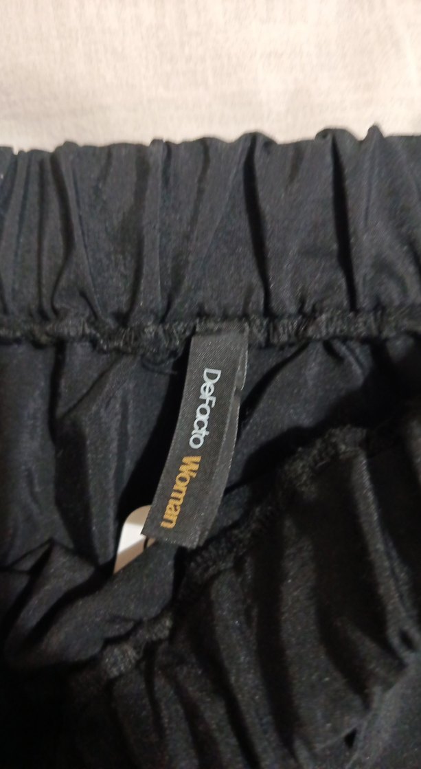 Volanlı Siyah Uzun Etek - Görsel 3