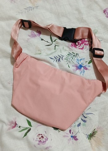Pembe Kadın Bel Çantası - Görsel 3