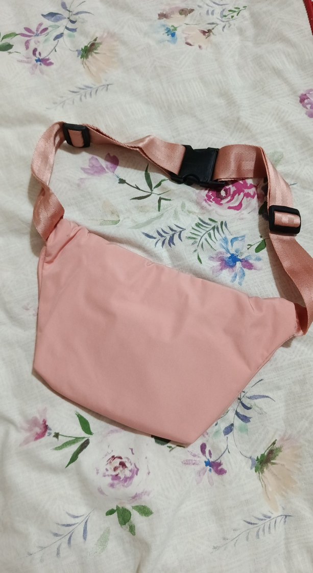 Pembe Kadın Bel Çantası - Görsel 3