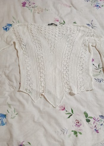 Dantel Detaylı Bohem Kadın Triko Şal - Görsel 4