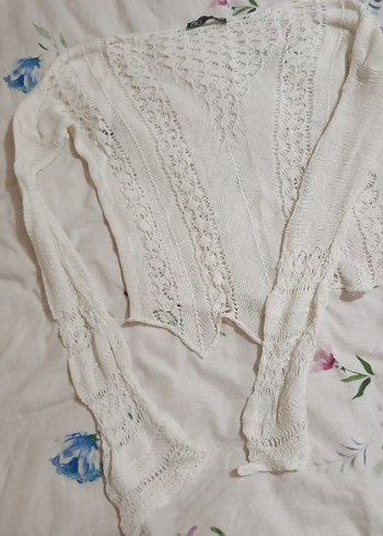 Dantel Detaylı Bohem Kadın Triko Şal - Görsel 5