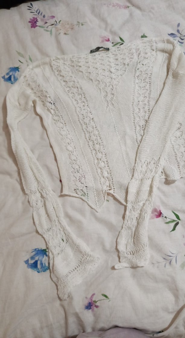 Dantel Detaylı Bohem Kadın Triko Şal - Görsel 5