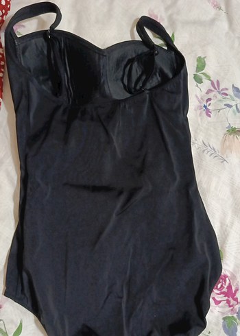 Siyah Drapeli Kadın Mayo - Görsel 3