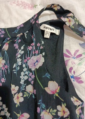 Çiçek Desenli Uzun Bohem Elbise - Görsel 3