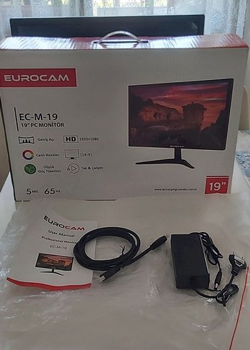 Eurocam 19" Siyah PC Monitör - Görsel 2