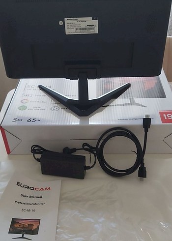 Eurocam 19" Siyah PC Monitör - Görsel 7