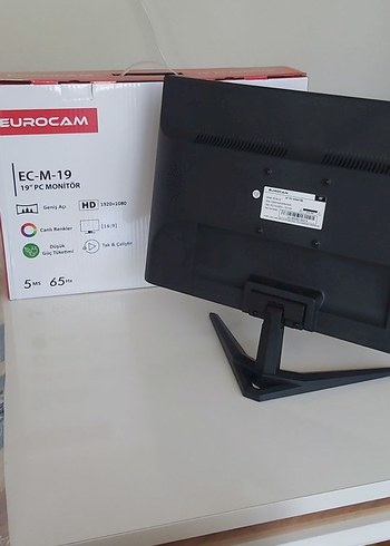 Eurocam 19" Siyah PC Monitör - Görsel 4