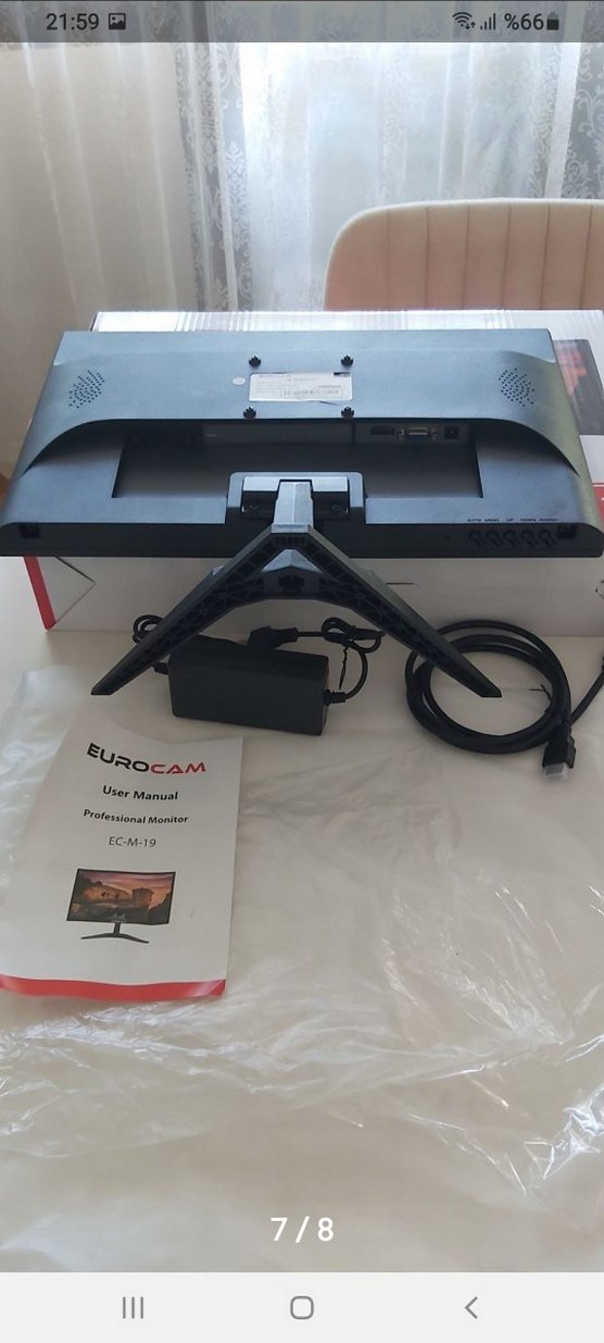 Eurocam 19" Siyah PC Monitör - Görsel 5