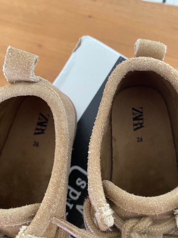 Bej Süet Erkek Çocuk Özel Gün Ayakkabısı - Görsel 5