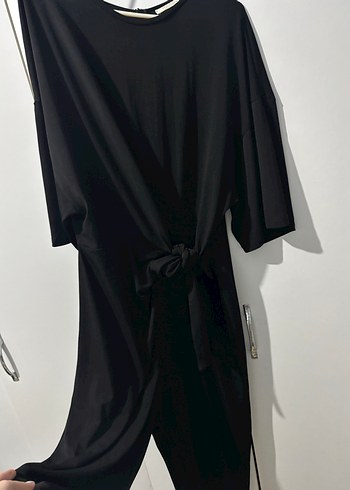 Siyah Salaş Uzun tulum - Görsel 3