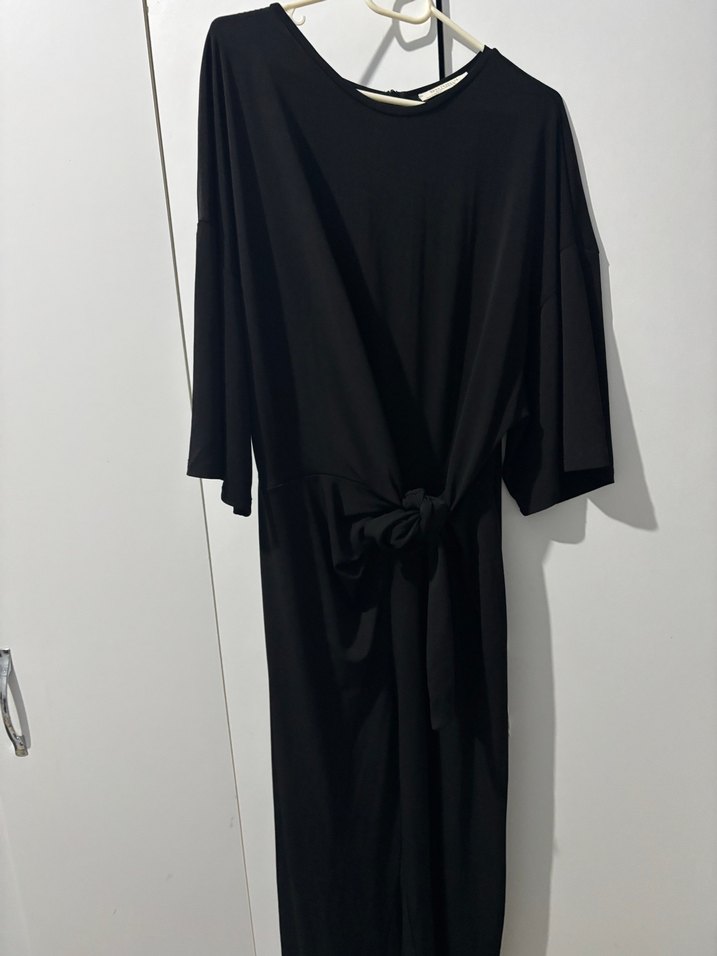 Siyah Salaş Uzun tulum - Görsel 2