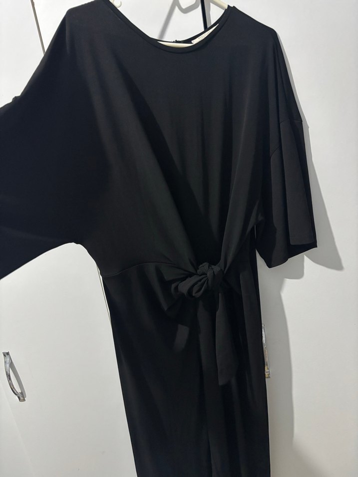 Siyah Salaş Uzun tulum - Görsel 5