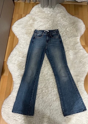 Kadın Mavi Denim Jean - Görsel 2