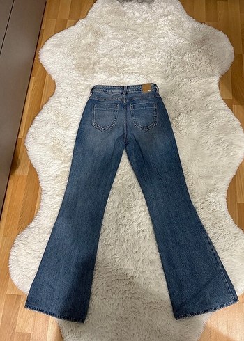 Kadın Mavi Denim Jean - Görsel 4