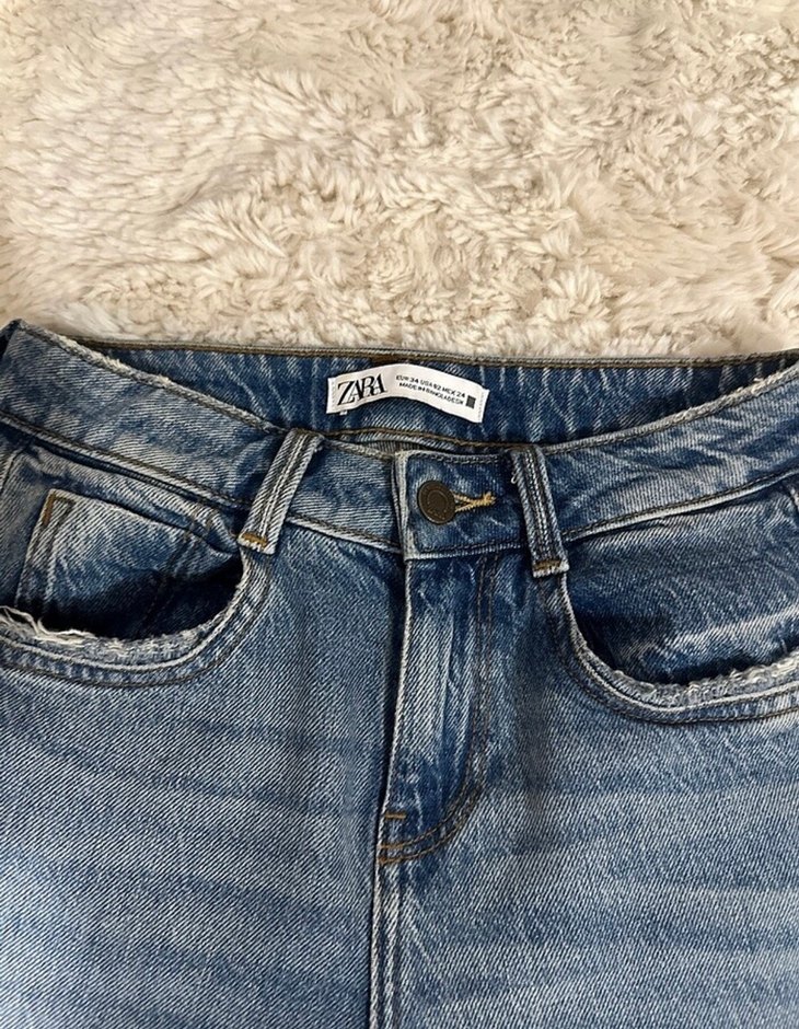 Kadın Mavi Denim Jean - Görsel 3
