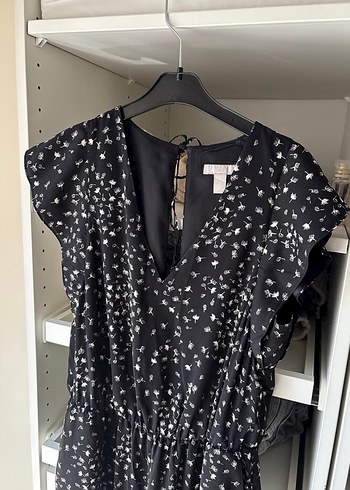 Kadın Siyah Bağlamalı Uzun Tulum - Görsel 3