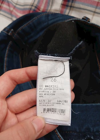 Düğmeli Mavi Kadın Midi Denim Pantolon - Görsel 3