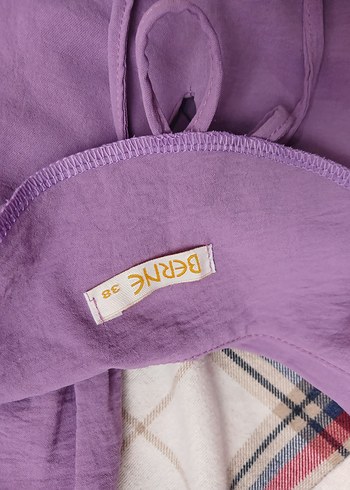 Mor Uzun Kollu Salaş Bluz - Görsel 2