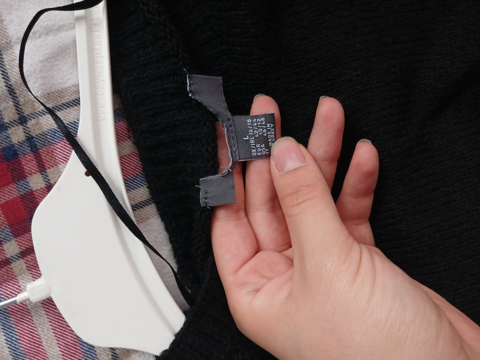 Pembe Detaylı Rahat Kadın Triko Kazak - Görsel 3