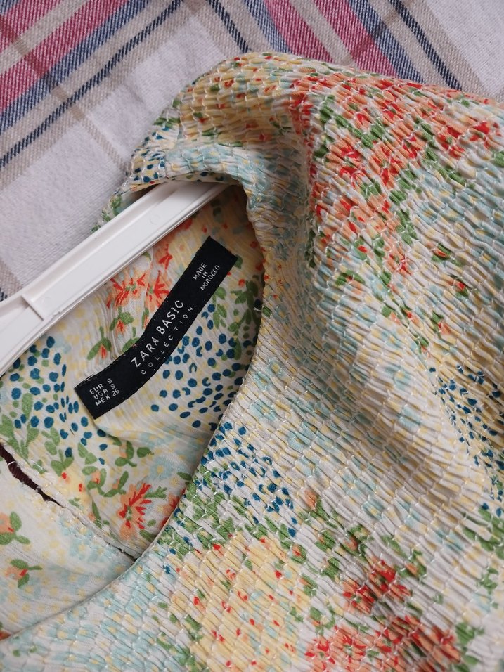 Çiçek Desenli Bohem Kadın Bluz - Görsel 3