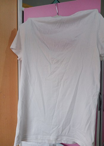 Beyaz Kısa Kollu Kadın Tişört - Görsel 2