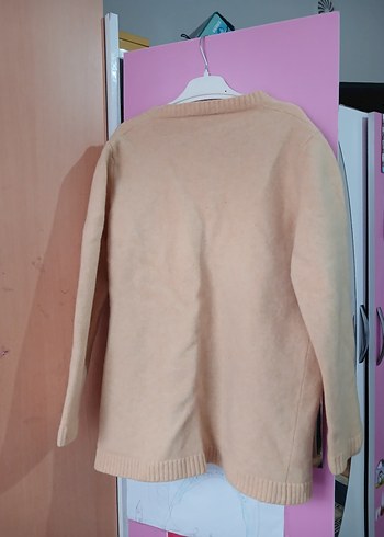 Düğmeli Midi Kadın Hırka - Görsel 3