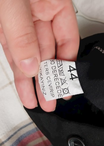 Erkek Siyah Pilili Normal Kesim Pantolon - Görsel 3