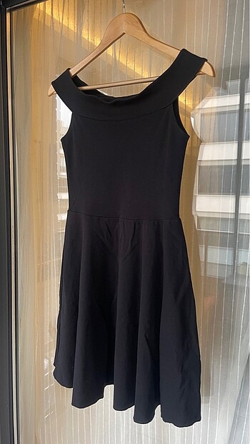 Mudo Collection Siyah Midi Elbise