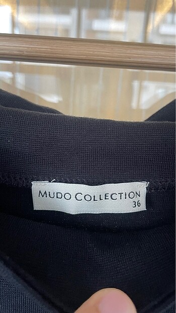 36 Beden Mudo Collection Siyah Midi Elbise