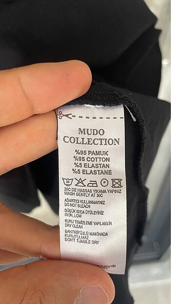 36 Beden siyah Renk Mudo Collection Siyah Midi Elbise
