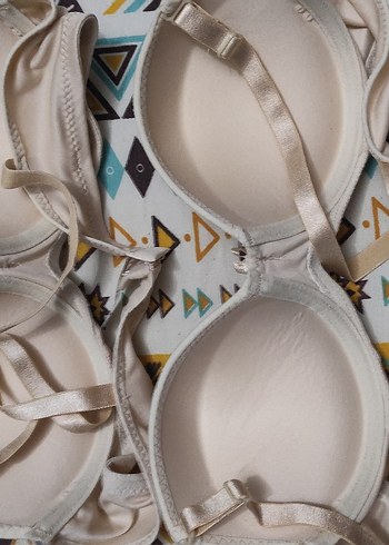 Bej Renkli İçi Dolgulu Sütyen - Görsel 2