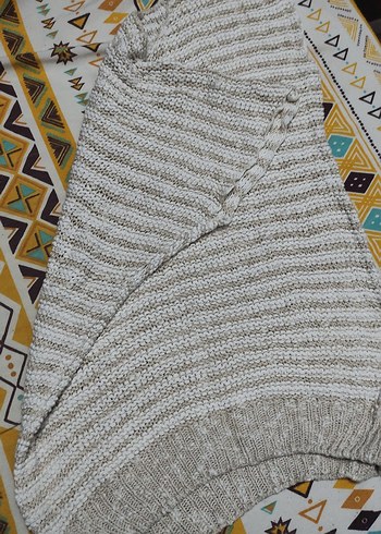 Gri Bohem Süveter - Görsel 2