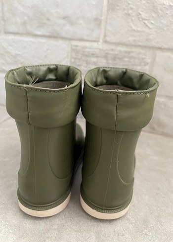 24 Beden yeşil Renk Yeşil Erkek Çocuk Lastik Bot Velcro