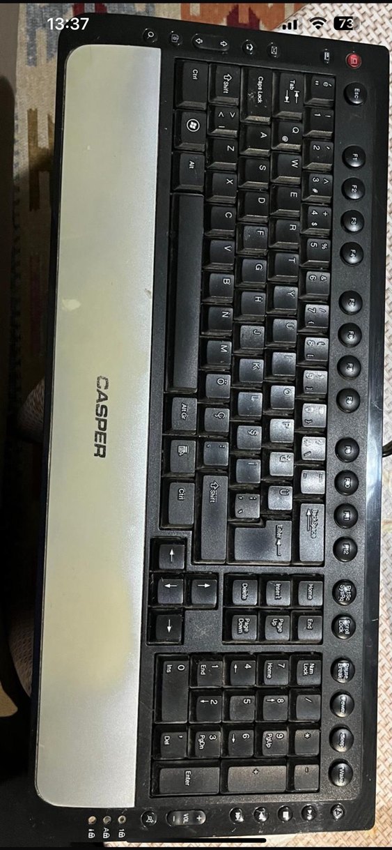 Gri Casper Monitör-Kasa -Klavye -Maouse - Görsel 4