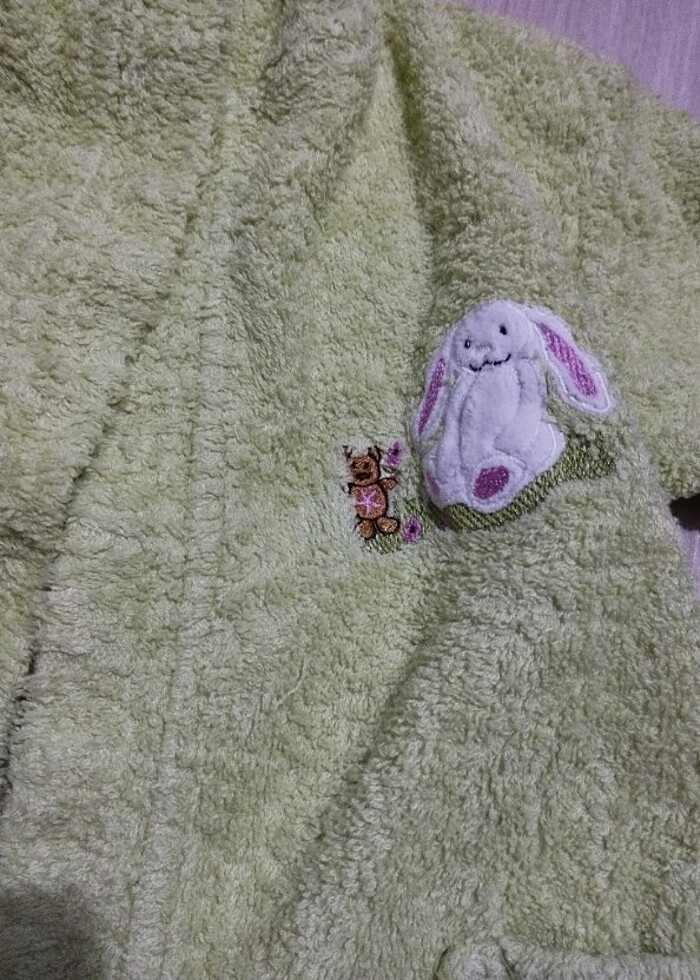 Çocuk bornoz takımı  - Görsel 4