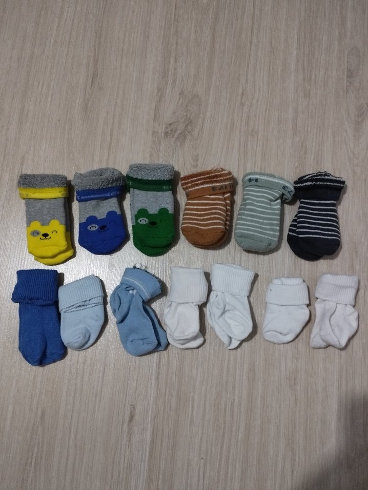 Yenidoğan Erkek Çocuk Çorap Seti - Görsel 2