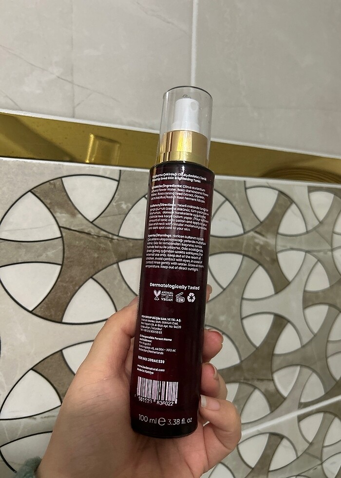 Bade natural lekeli ve gözenekli cilt için tonik - Görsel 3