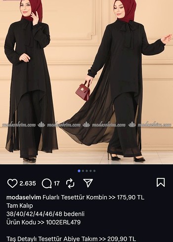 Diğer Uzun Mor Dökümlü Kadın Tunik pantolon takım