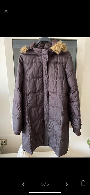 l Beden Tiffany Outwear Şişme Uzun Kaban