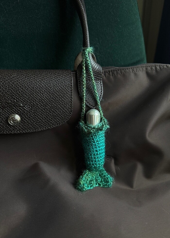 Denizkızı lipgloss çanta charmı - Görsel 5